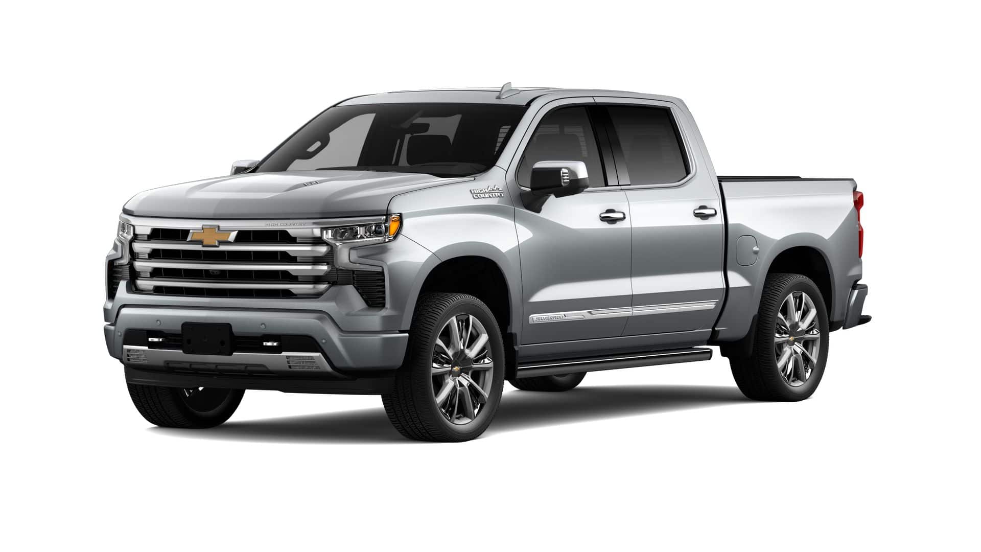 2026 Chevrolet Silverado 1500 High Country in Sterling Gray Metallic — front three-quarter view