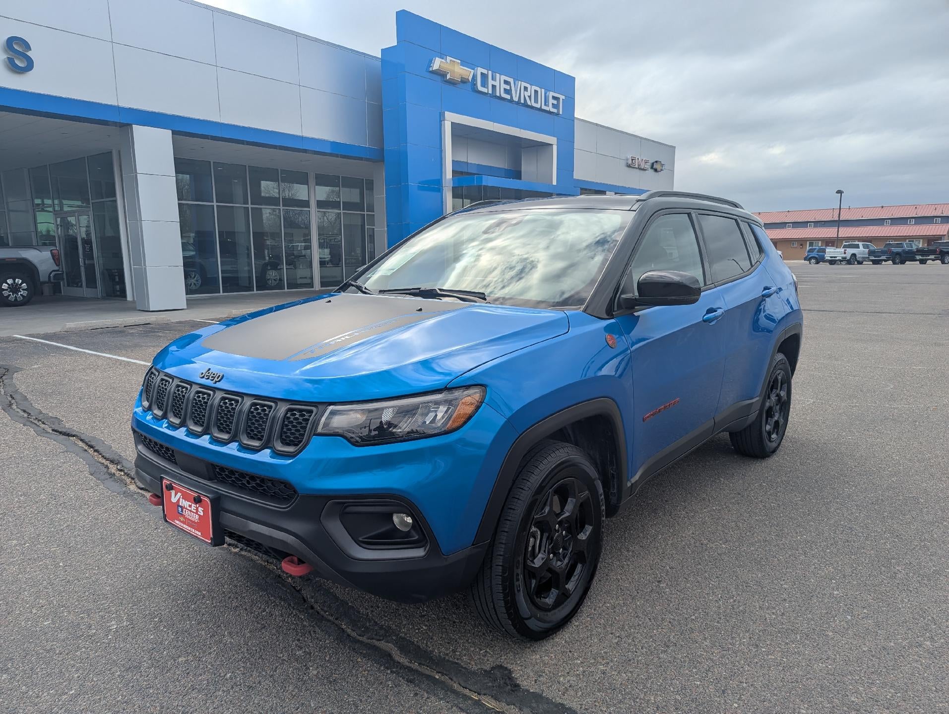 2024 Jeep Compass — rear three-quarter view